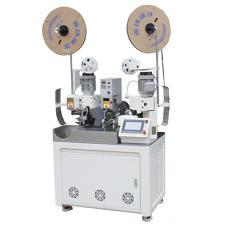 Automatic Double-End Terminal Crimping Machine with Single-End Waterproof Grommet Insertion